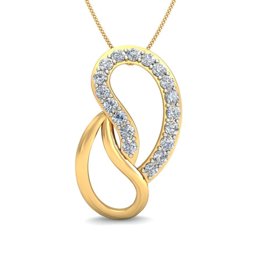 Round Diamond Fancy Pendant