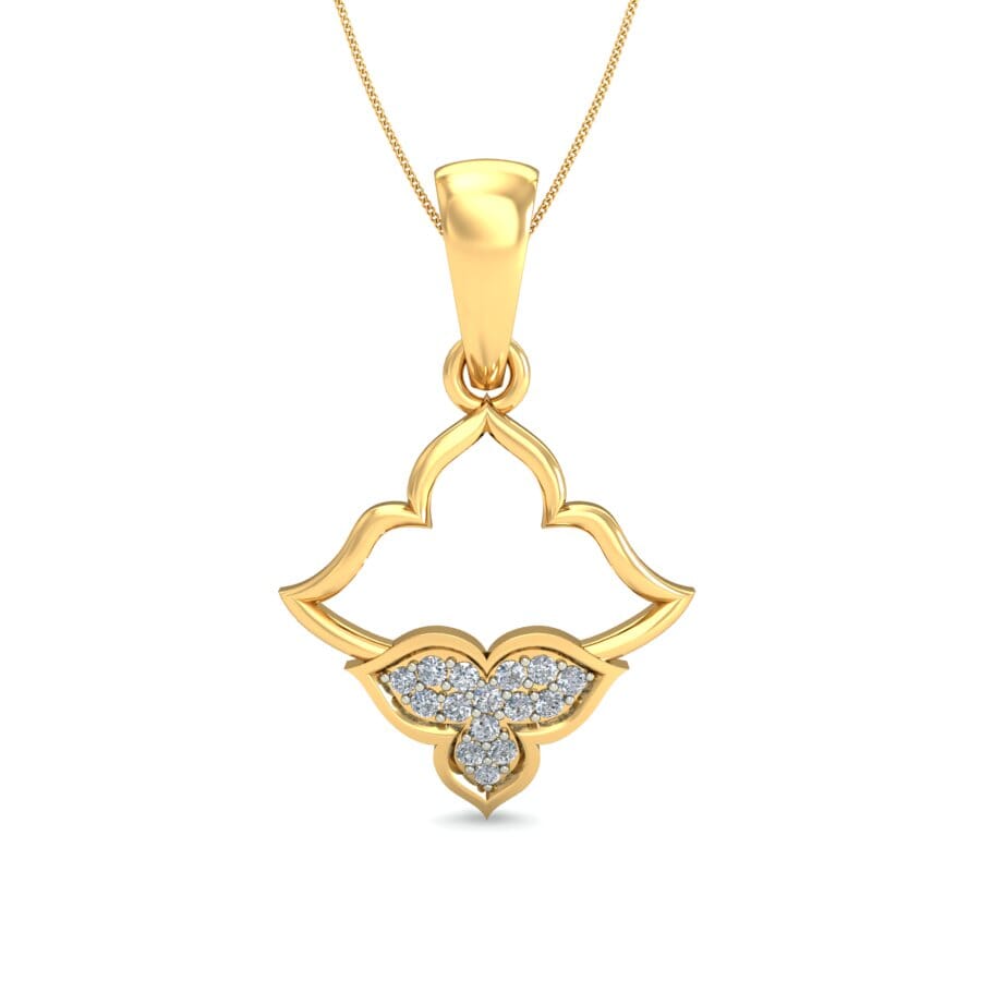 Round Diamond Fancy Pendant