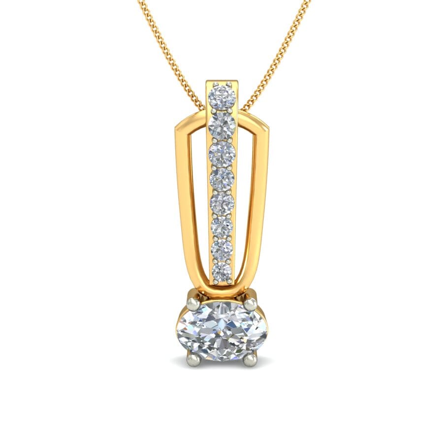 Round Diamond Fancy Pendant
