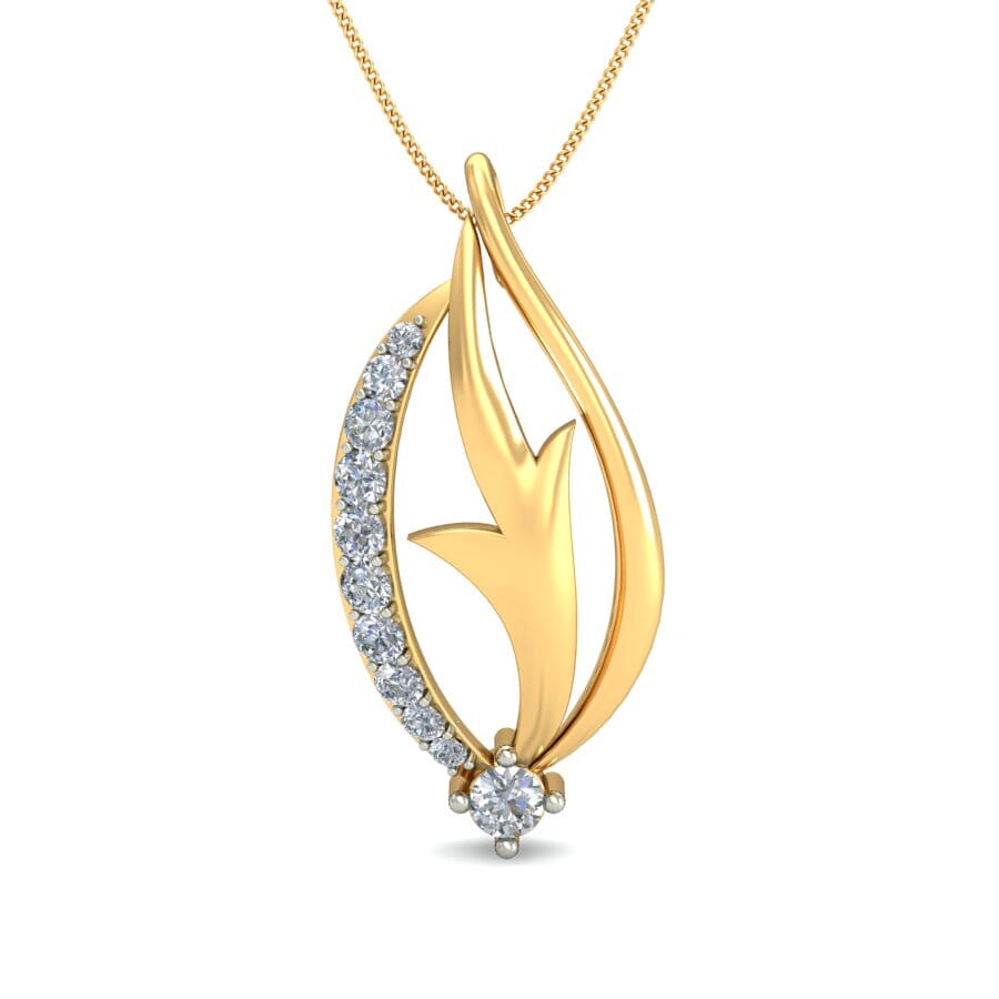Round Diamond Fancy Pendant
