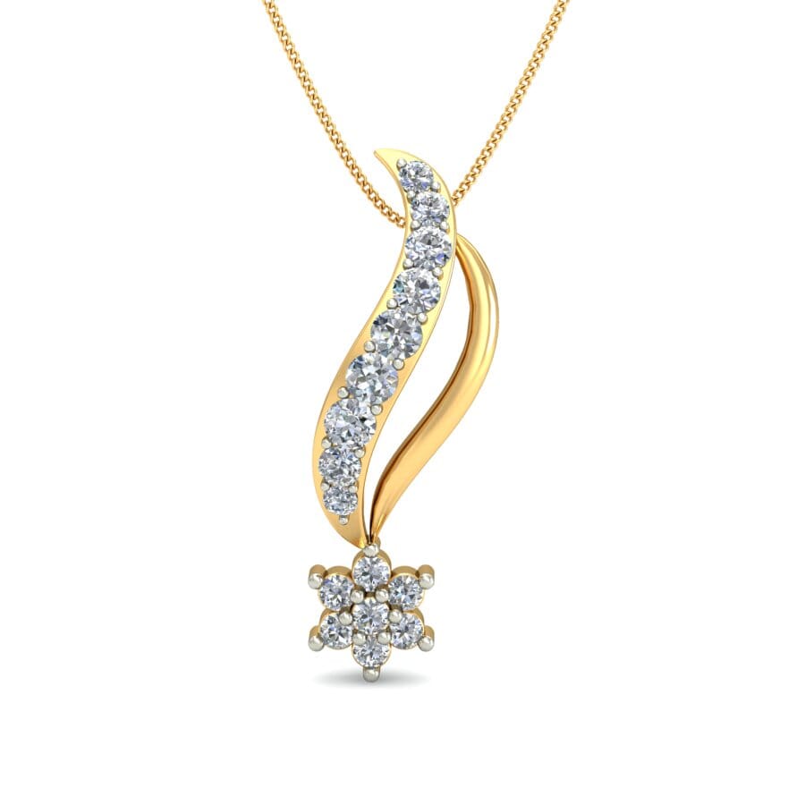 Round Diamond Fancy Pendant