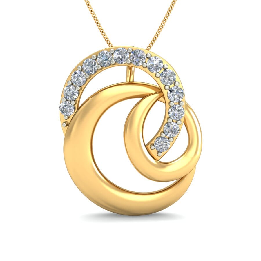 Round Diamond Fancy Pendant