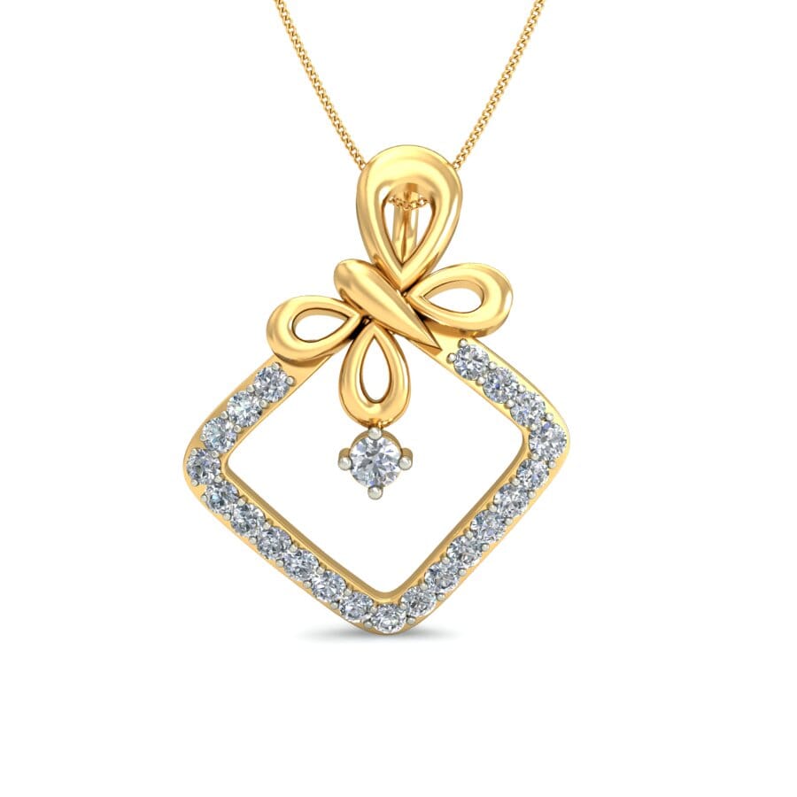 Round Diamond Fancy Pendant