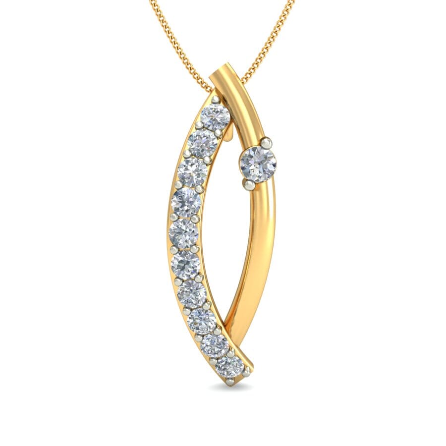 Round Diamond Fancy Pendant