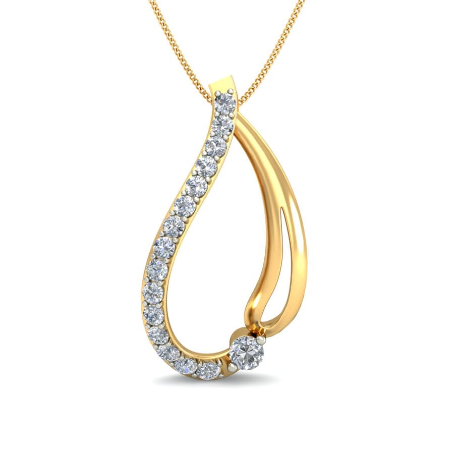 Round Diamond Fancy Pendant