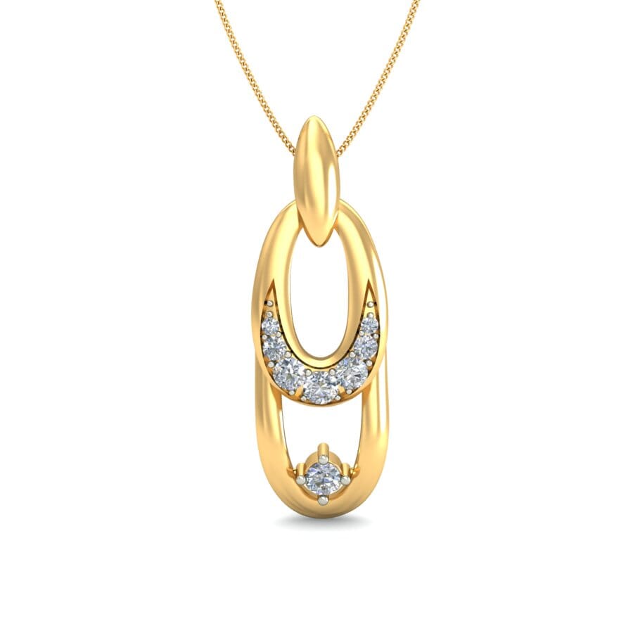 Round Diamond Fancy Pendant