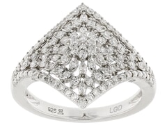 18KT Gold and 0.57 Ctw F/VS1 Lab Grown Diamond Ring