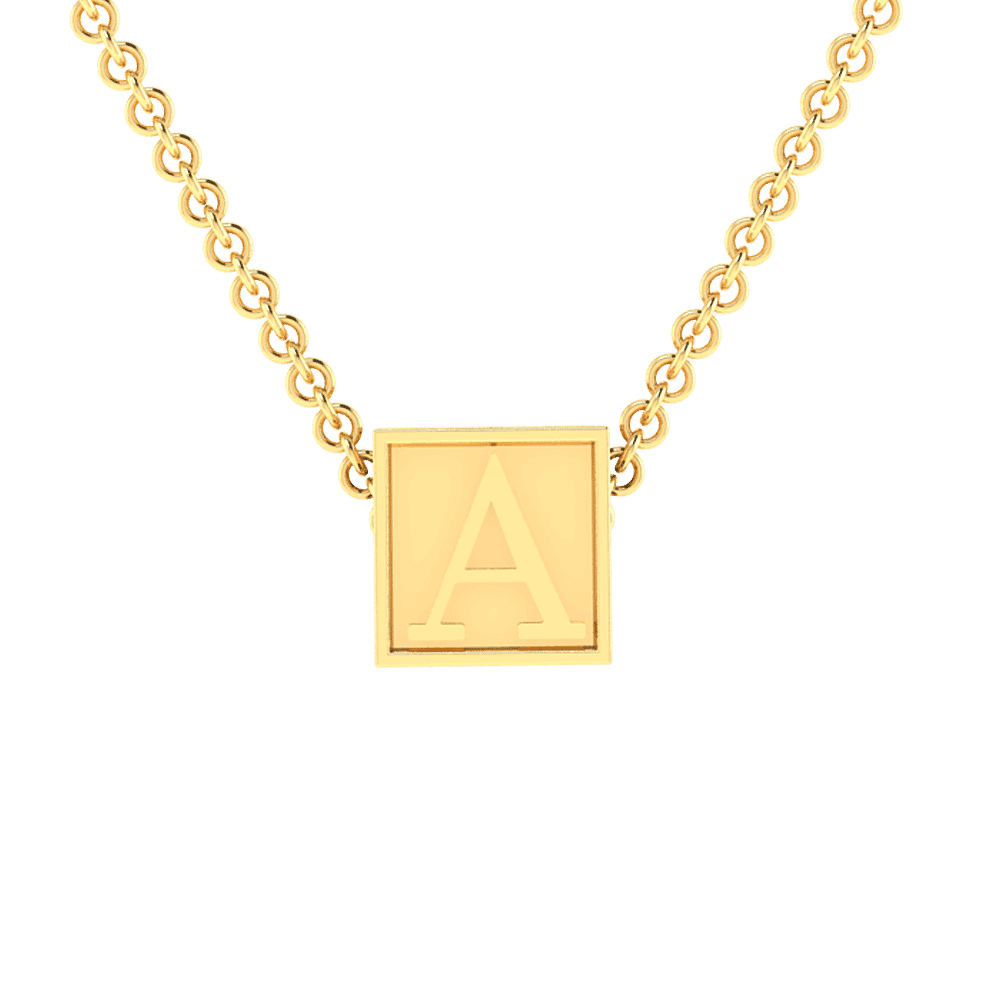 A Initial “Be Inspired” Pendant