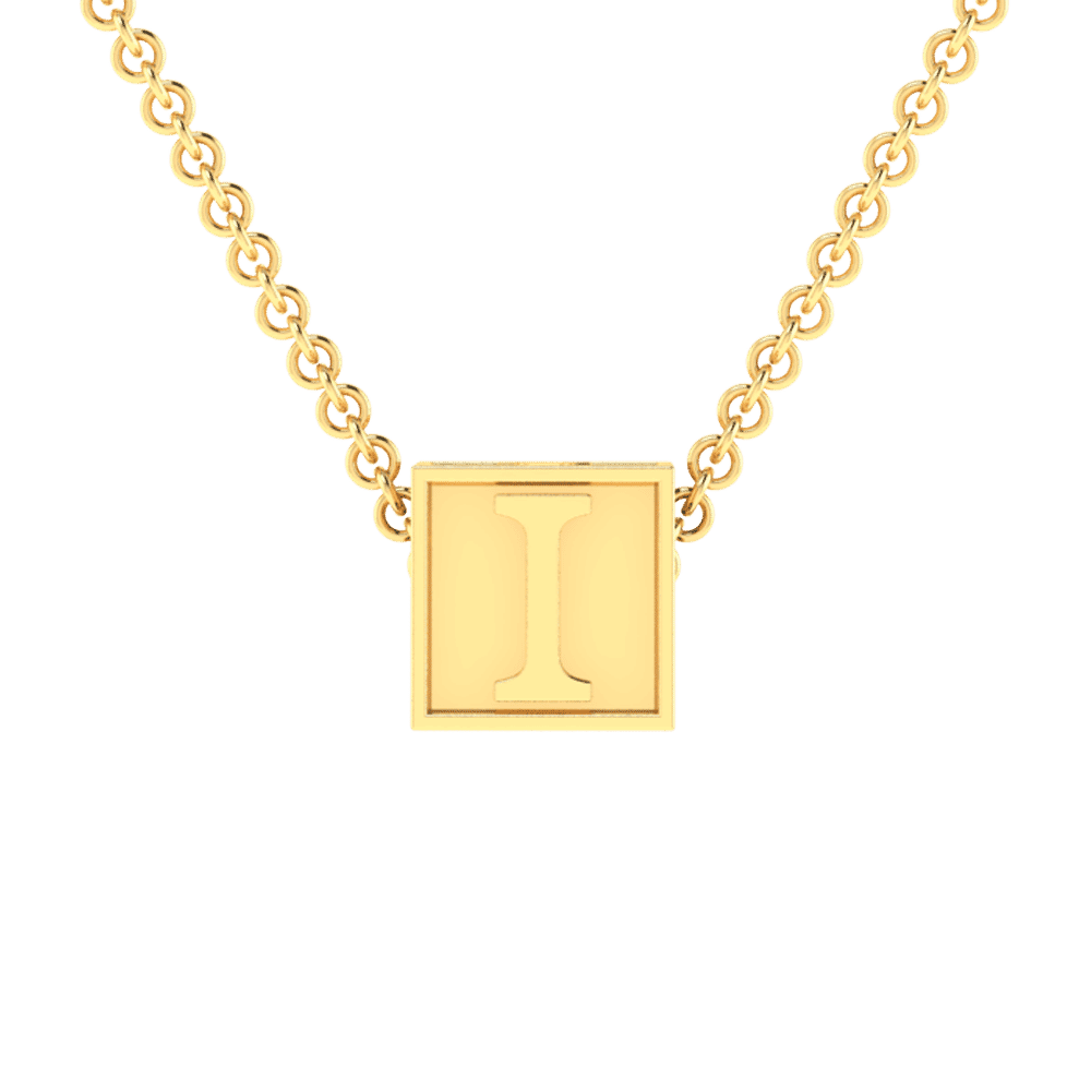 I Initial “Be Inspired” Pendant