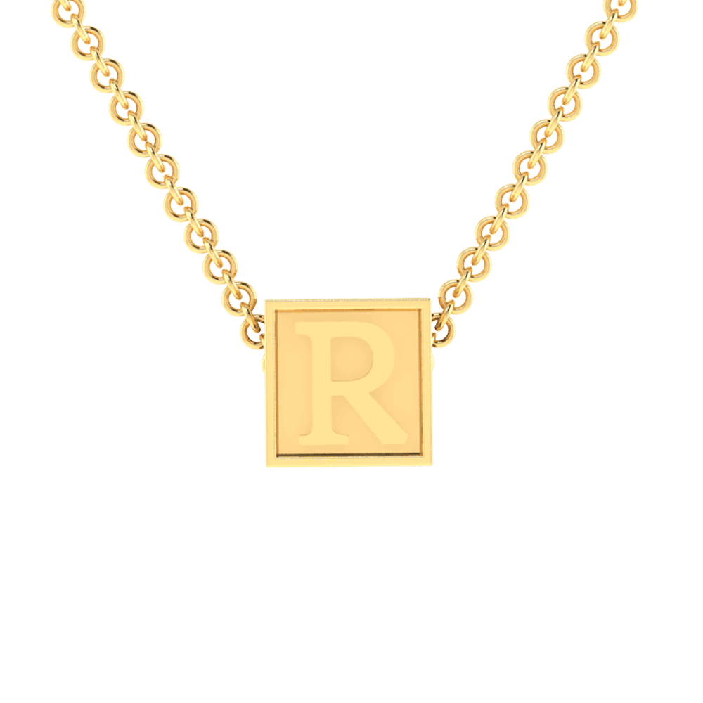 R Initial “Be Inspired” Pendant