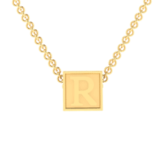 R Initial “Be Inspired” Pendant