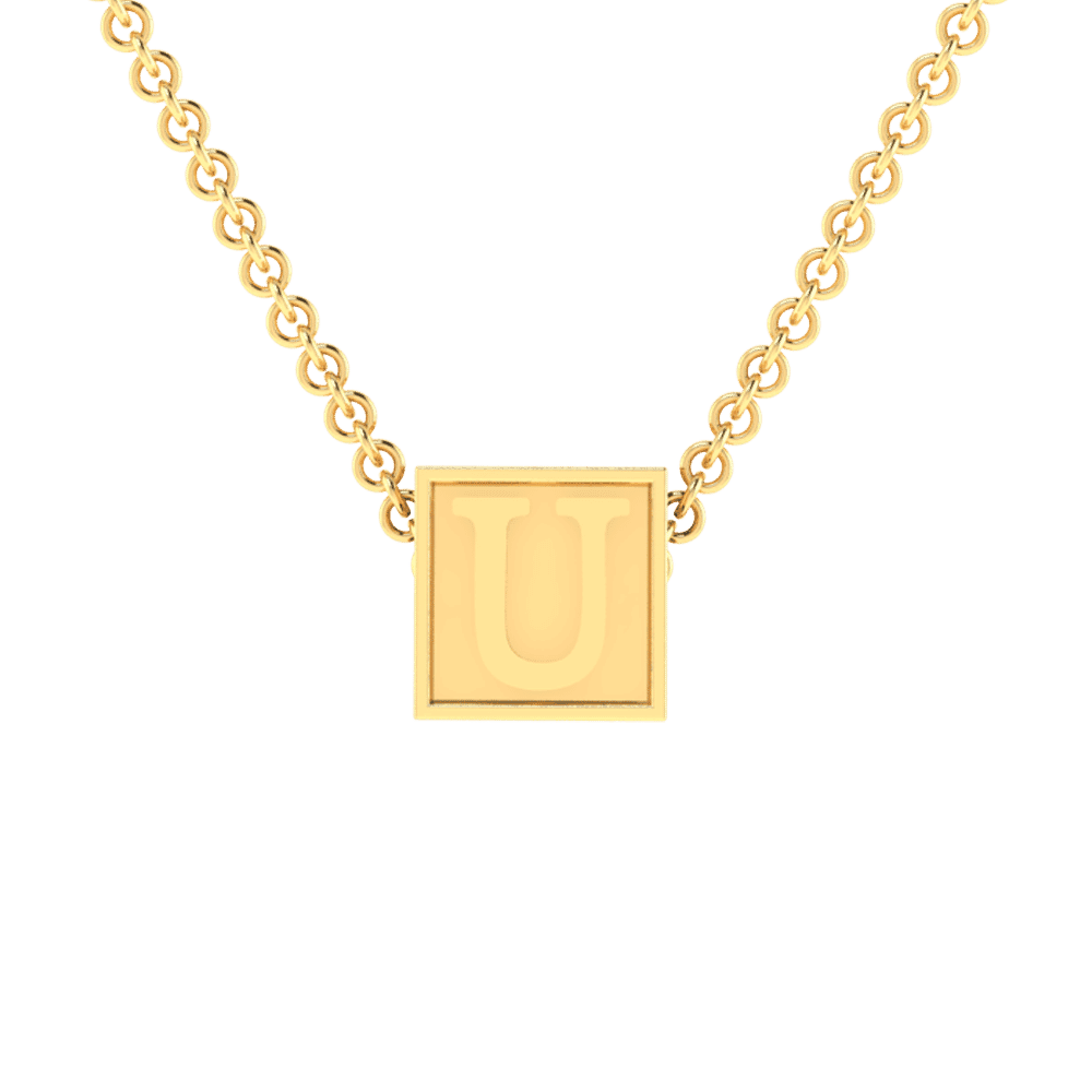 U Initial “Be Inspired” Pendant