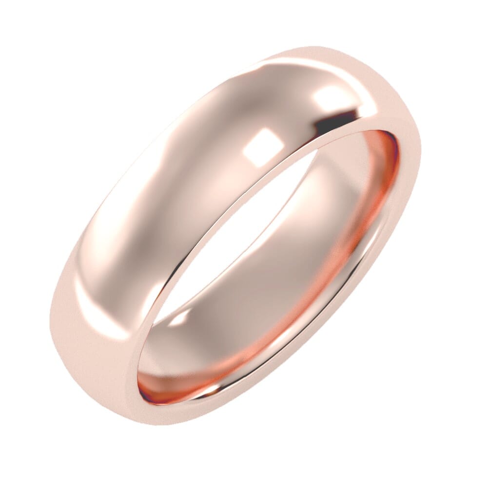 18KT Gold Heavy Weight Men's Wedding Band