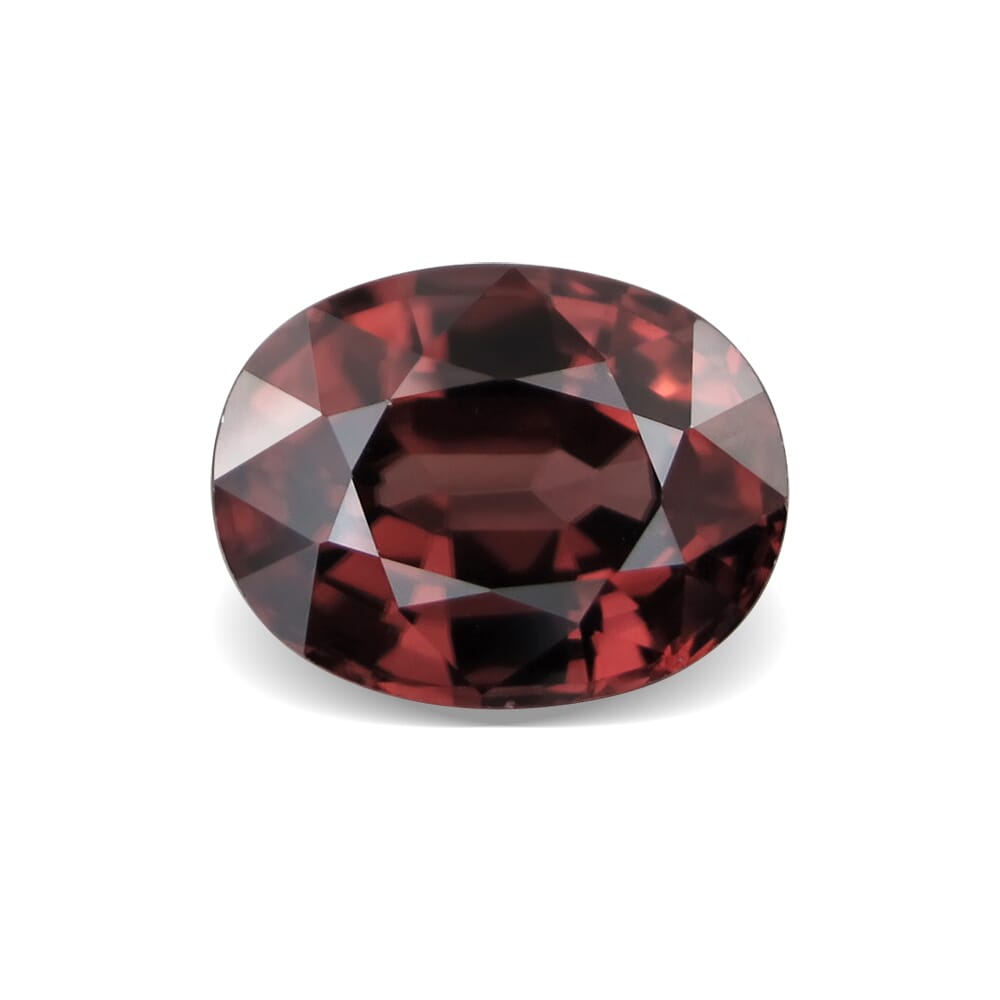 5.01-Carat VVS-Clarity Pinkish Brown Africa Zircon