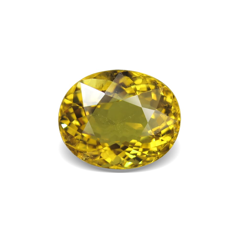 6.12-Carat VVS-Clarity Yellow Madagascar Tourmaline