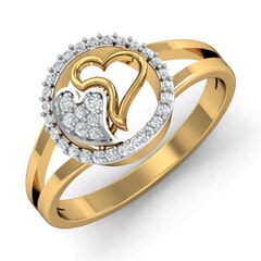Round Diamond Fancy Ring