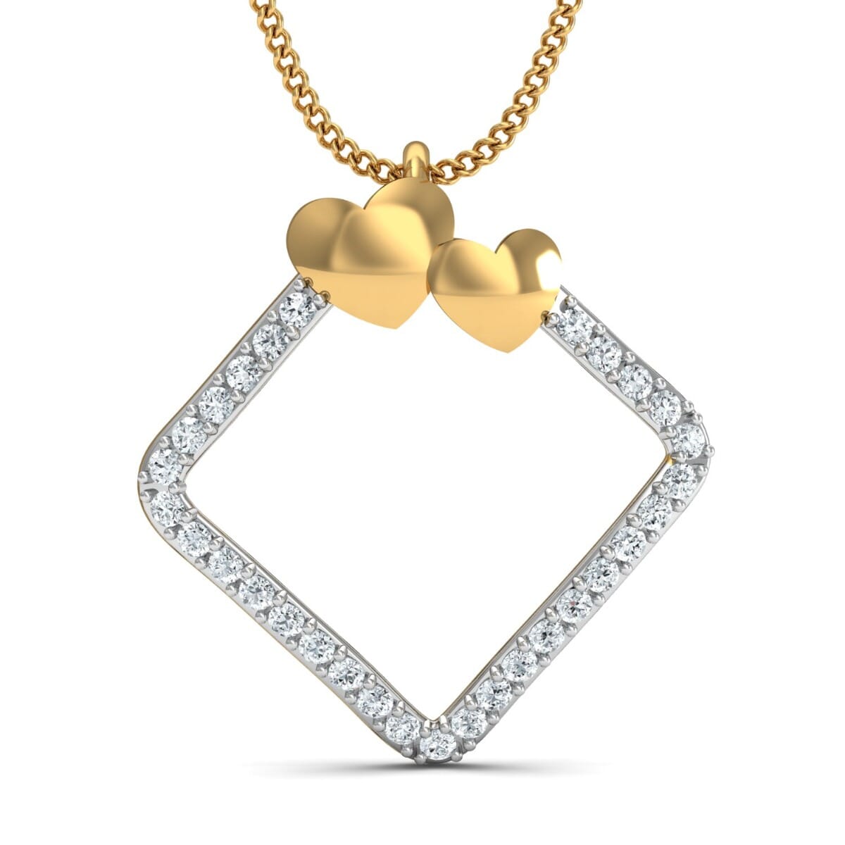 Round Diamond Fancy Pendant