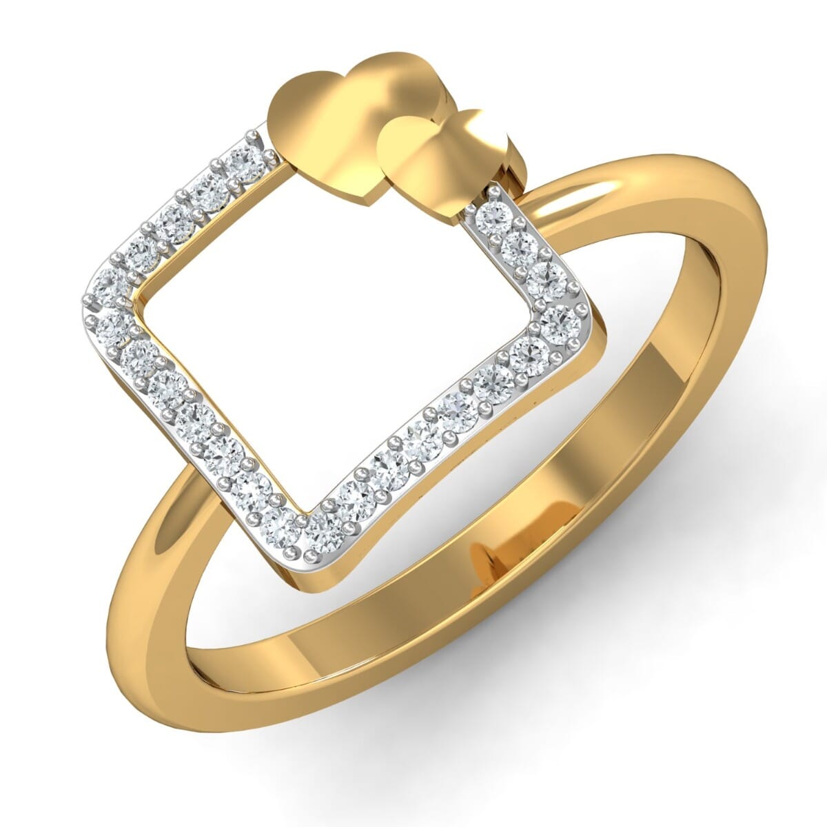 Round Diamond Fancy Ring