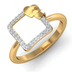 Round Diamond Fancy Ring