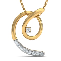 Round Diamond Fancy Pendant