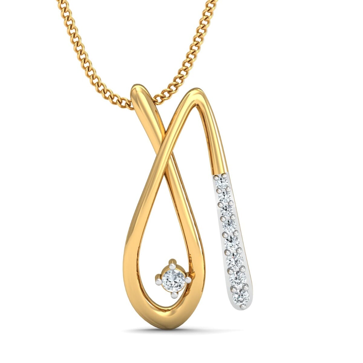 Round Diamond Fancy Pendant