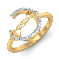 Round Diamond Fancy Ring