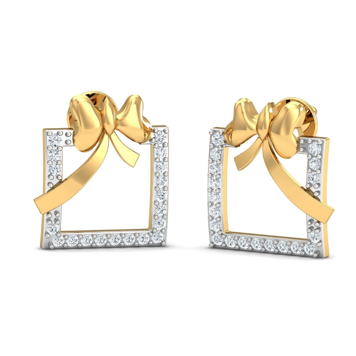 Round Diamond Fancy Earrings
