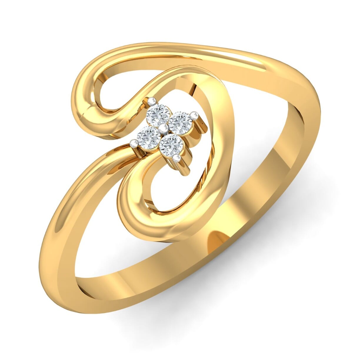 Round Diamond Fancy Ring