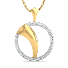 Round Diamond Fancy Pendant