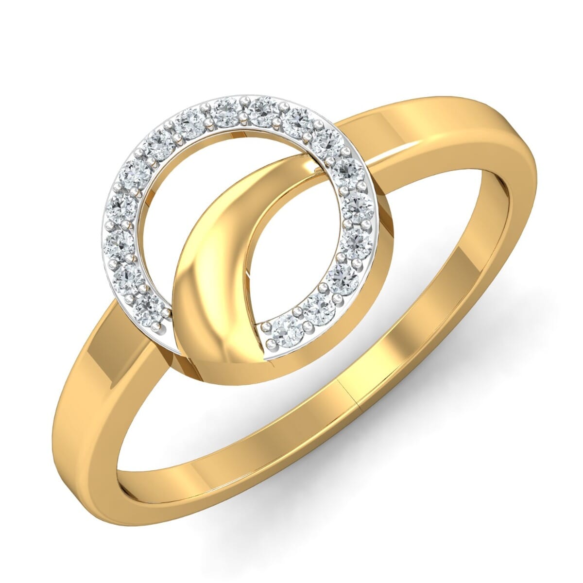 Round Diamond Fancy Ring