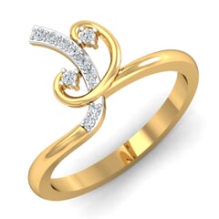 Round Diamond Fancy Ring