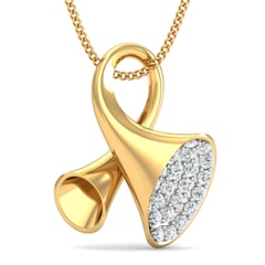 Round Diamond Fancy Pendant