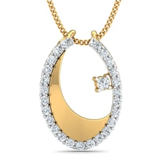 Round Diamond Fancy Pendant