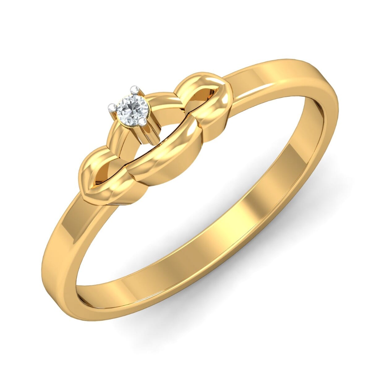 Round Diamond Fancy Ring