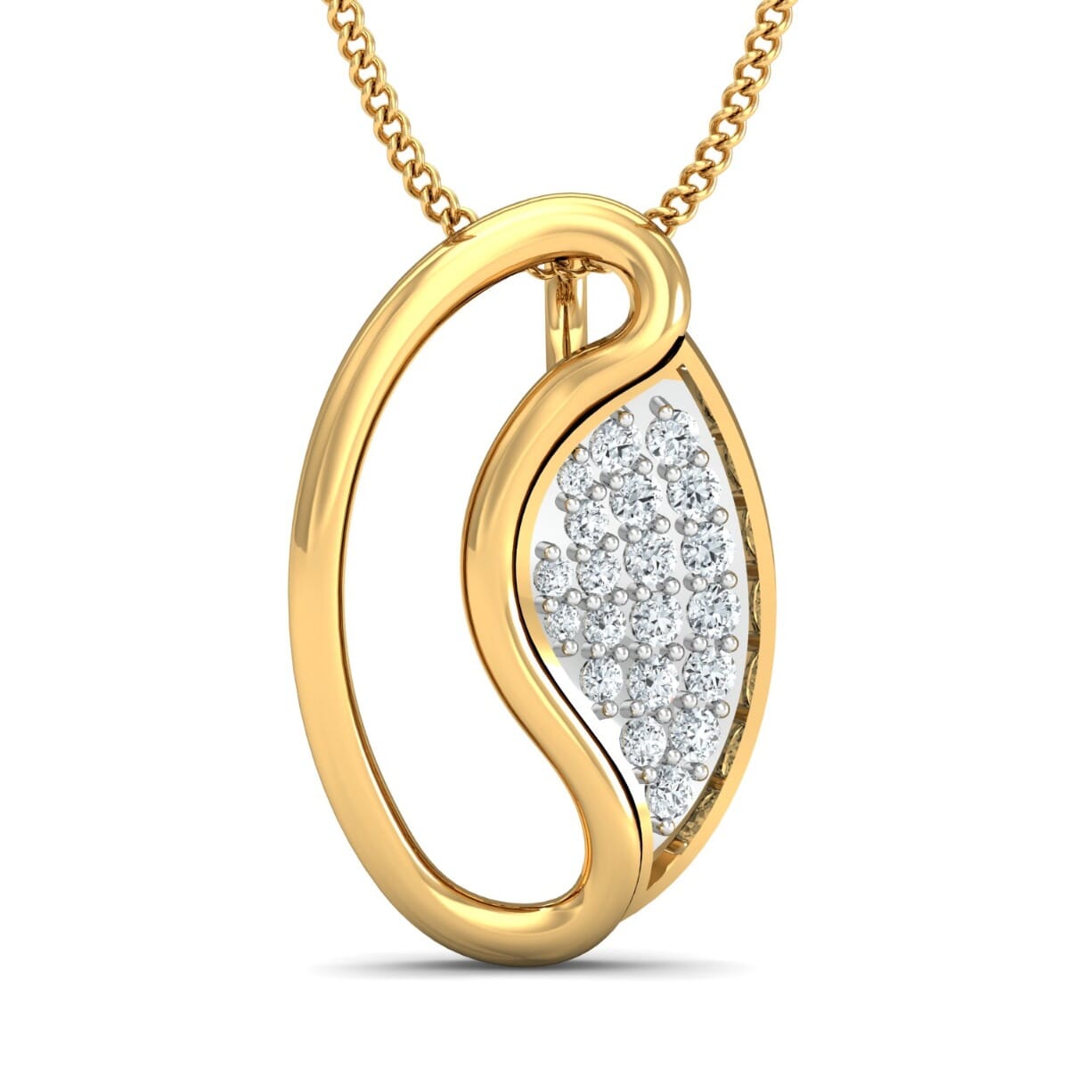 Round Diamond Fancy Pendant