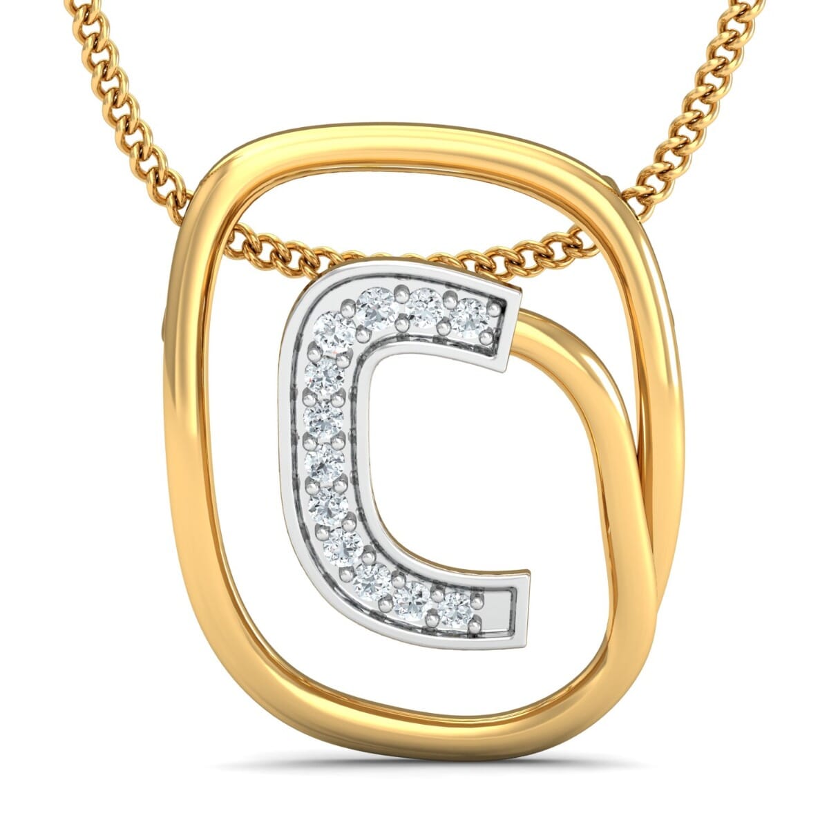 Round Diamond Fancy Pendant