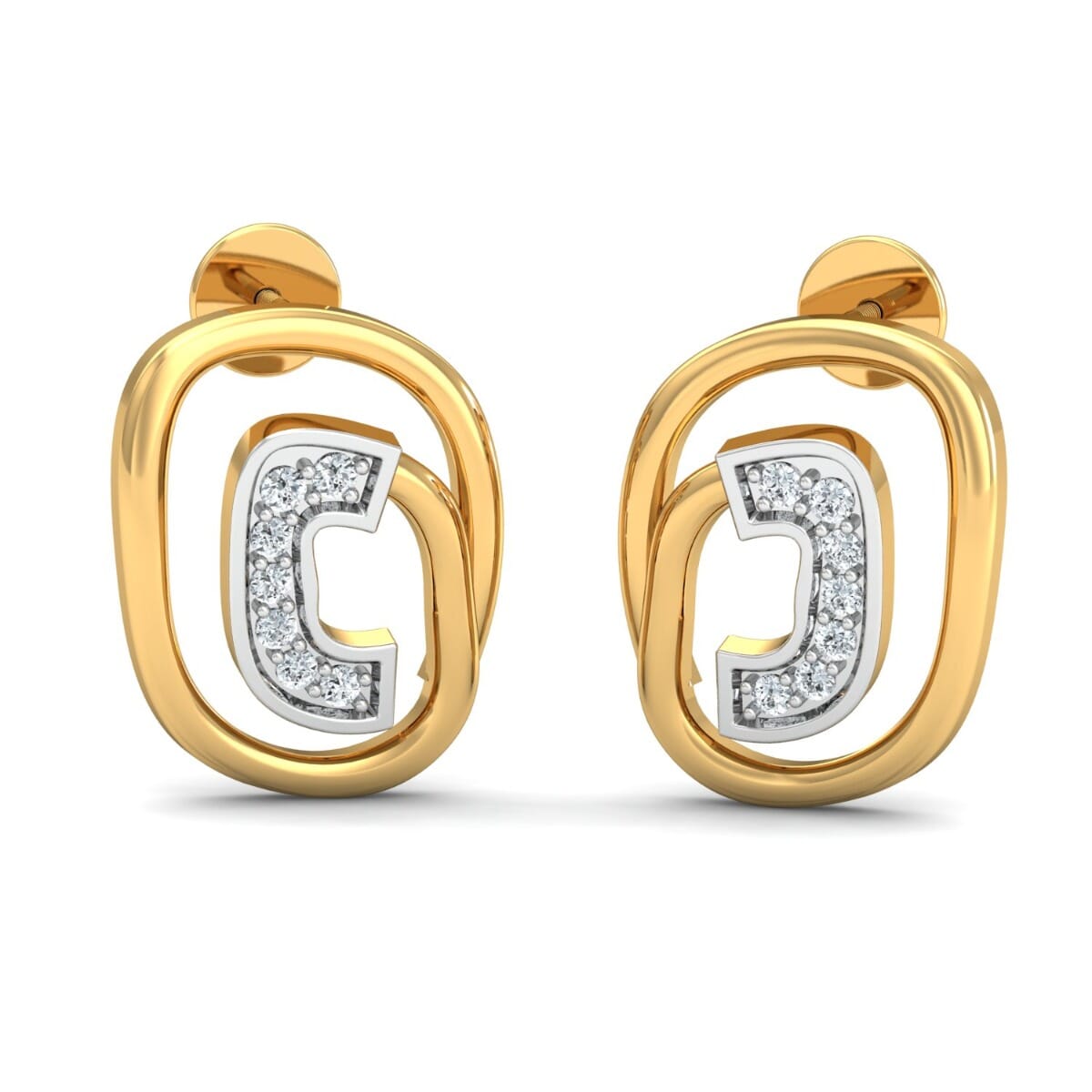 Round Diamond Fancy Earrings