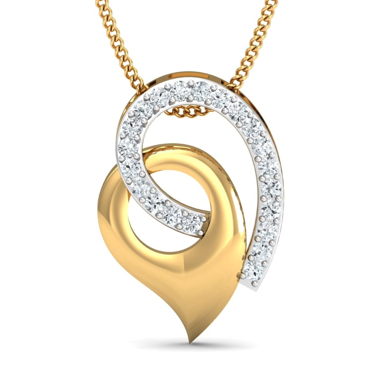 Round Diamond Fancy Pendant