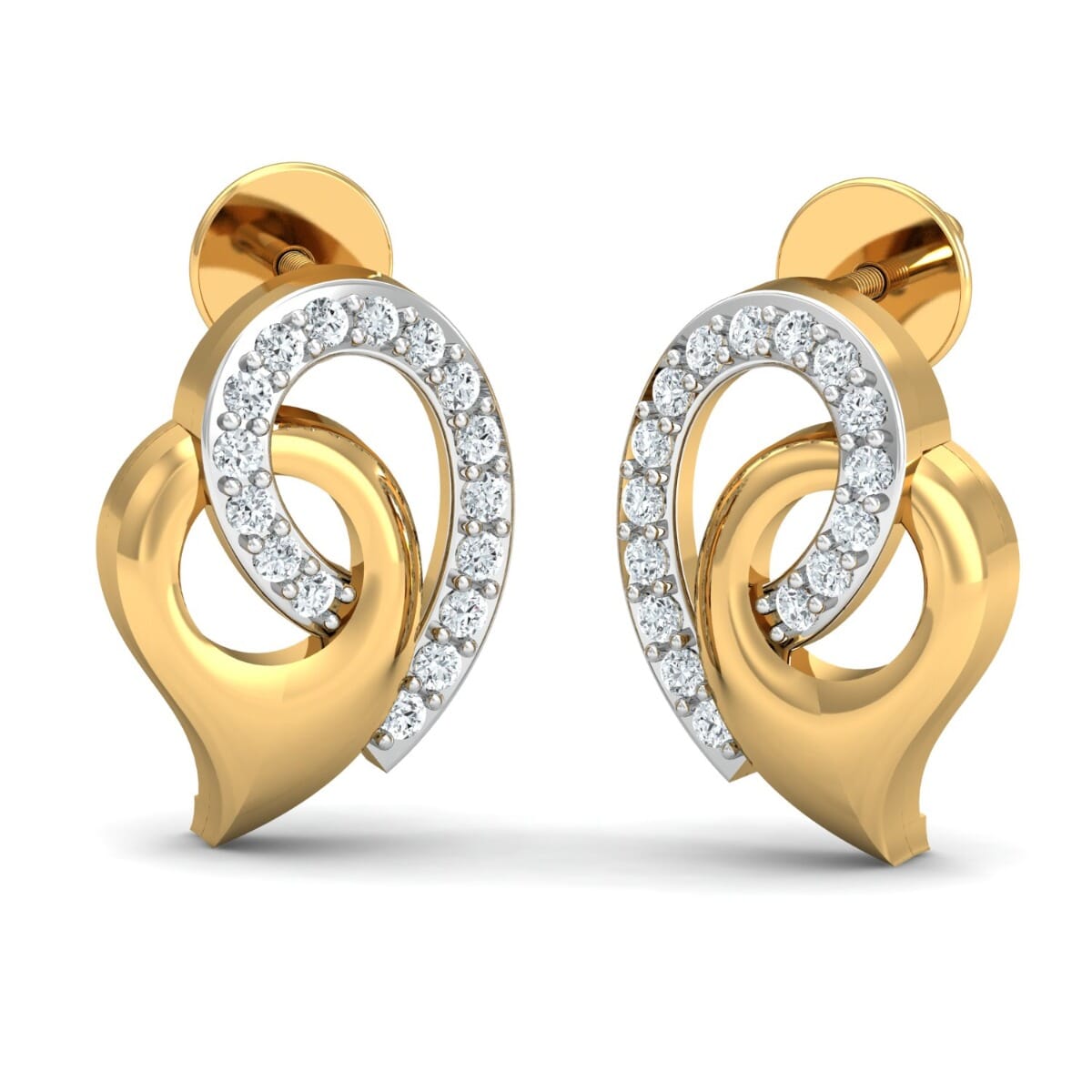 Round Diamond Fancy Earrings