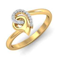 Round Diamond Fancy Ring