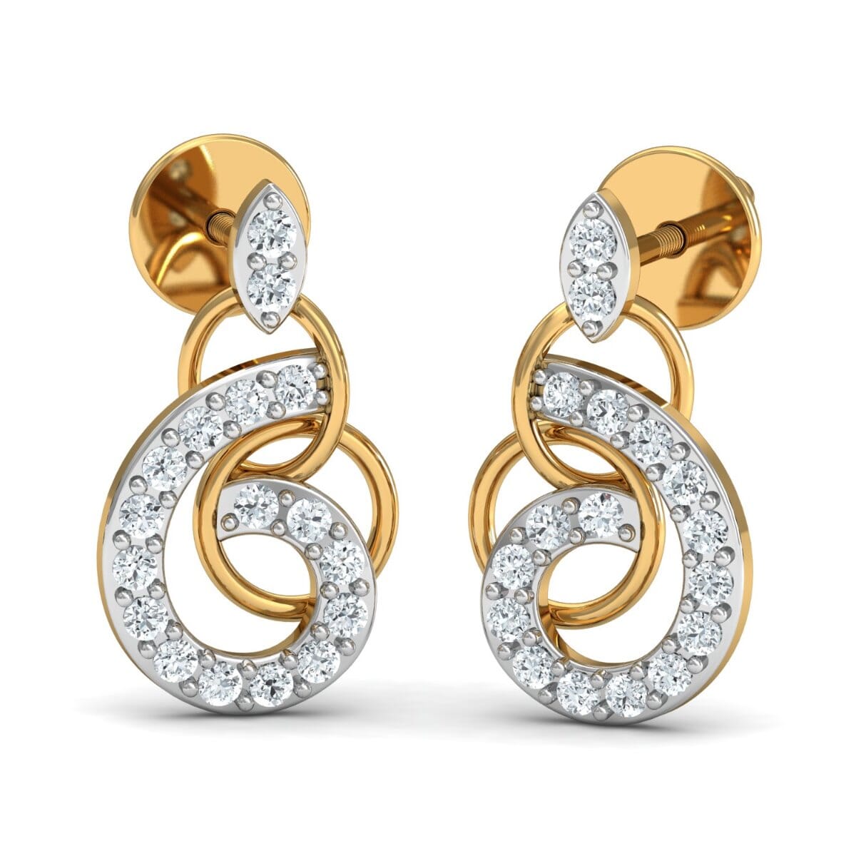 Round Diamond Fancy Earrings