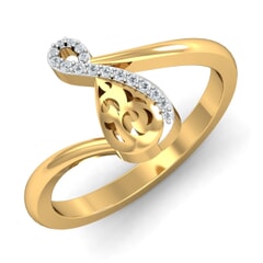 Round Diamond Fancy Ring