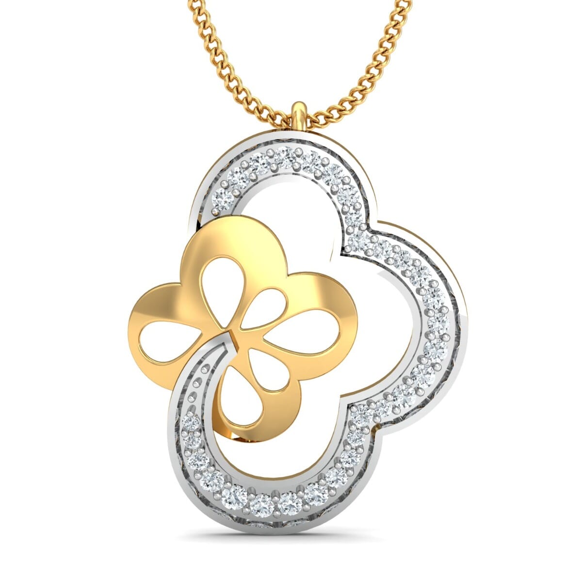 Round Diamond Fancy Pendant