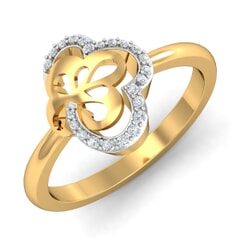 Round Diamond Fancy Ring