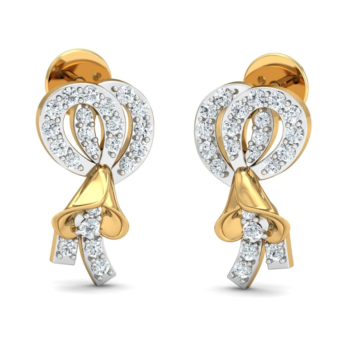 Round Diamond Fancy Earrings