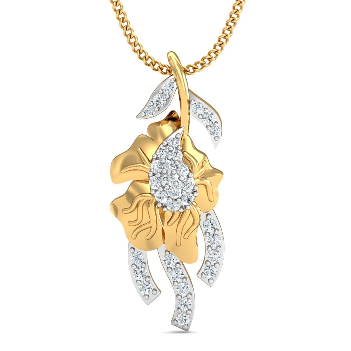 Round Diamond Fancy Pendant