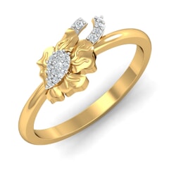 Round Diamond Fancy Ring