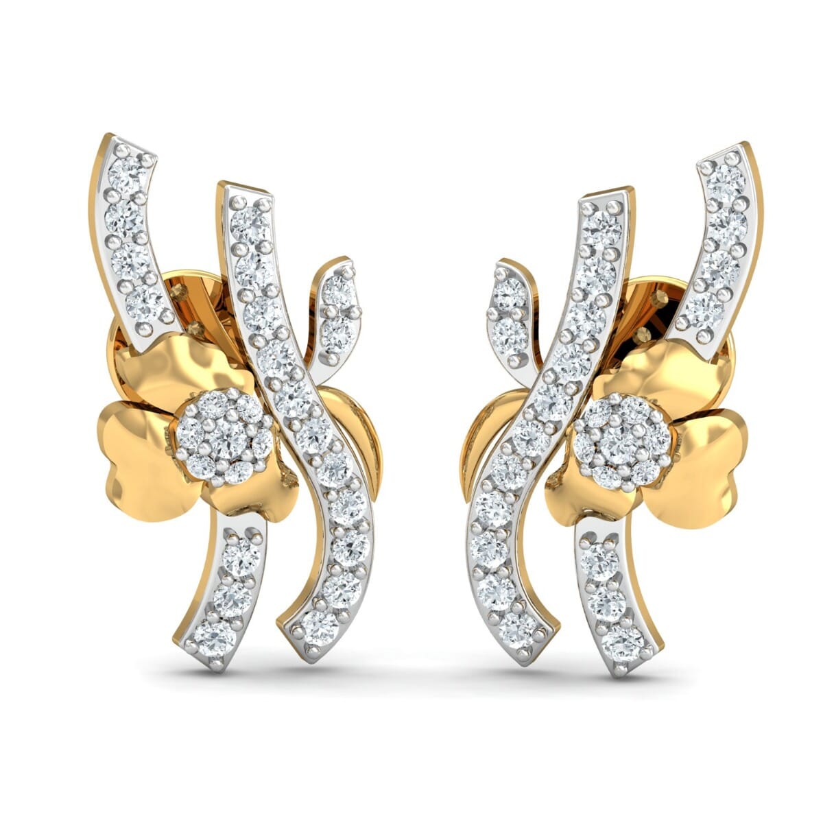 Round Diamond Fancy Earrings