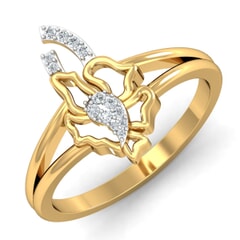 Round Diamond Fancy Ring