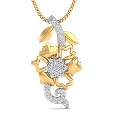 Round Diamond Fancy Pendant